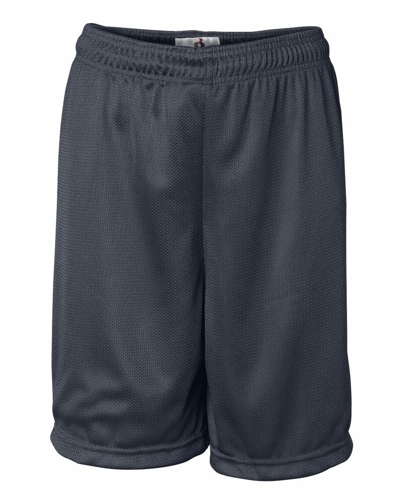 Badger Sport 2237 Mini Mesh Youth 6 Inch Short Front Fullsize"