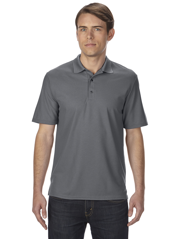 gildan g458 adult performance® 5.6 oz. double piqué polo Front Fullsize