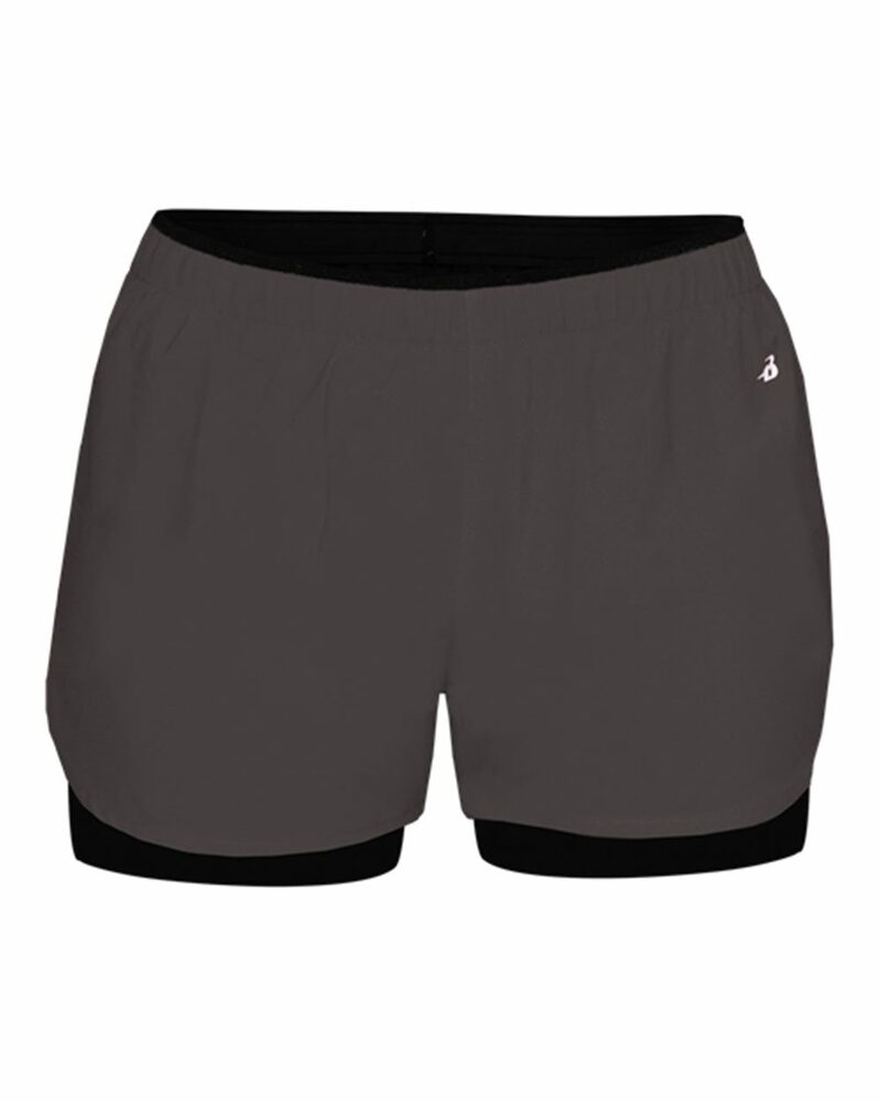 Badger Sport 6150 Double Up Women's Short Front Fullsize"