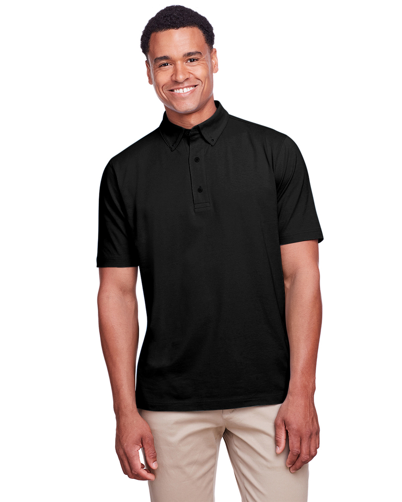 ultraclub uc105 men's lakeshore stretch cotton performance polo Front Fullsize