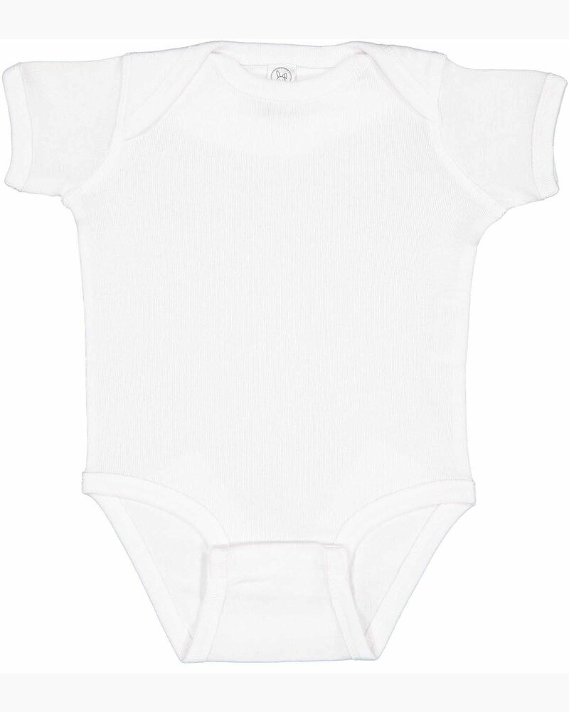 Rabbit Skins 4400 Infant Baby Rib Bodysuit Front Fullsize"