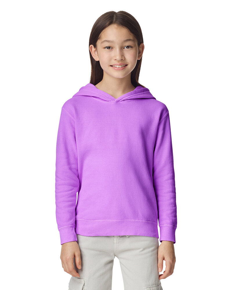 Comfort Colors 1467Y Youth Lightweight Hooded Sweatshirt Front Fullsize"