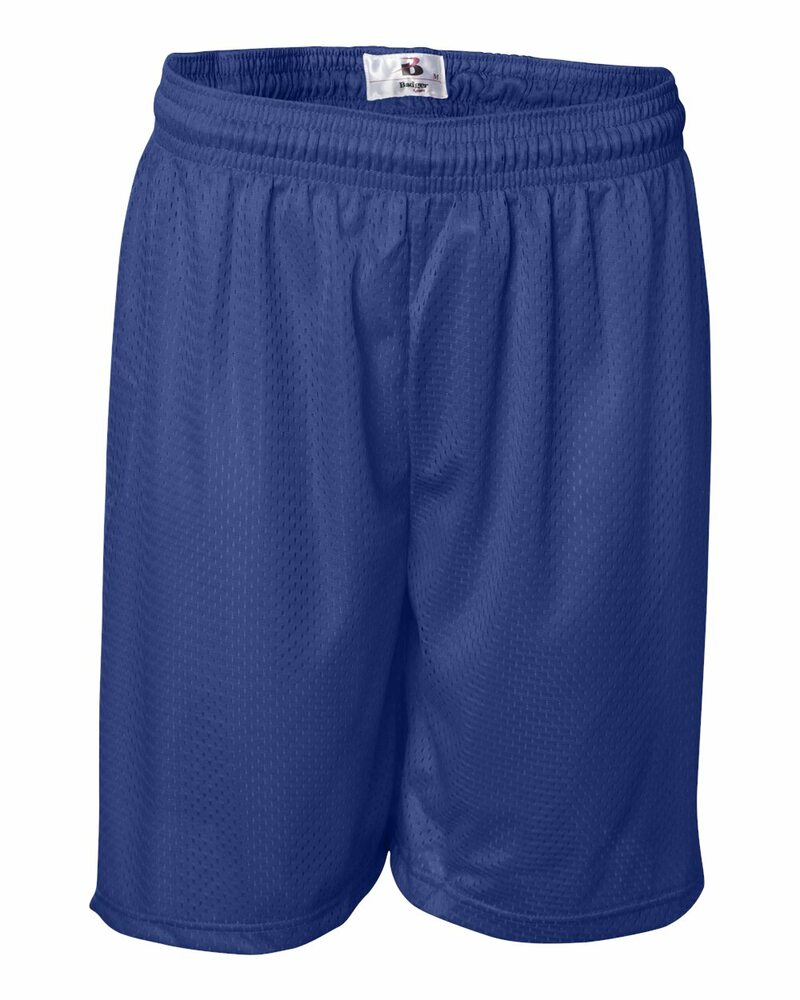 badger sport 7207 adult mesh/tricot 7" shorts Front Fullsize