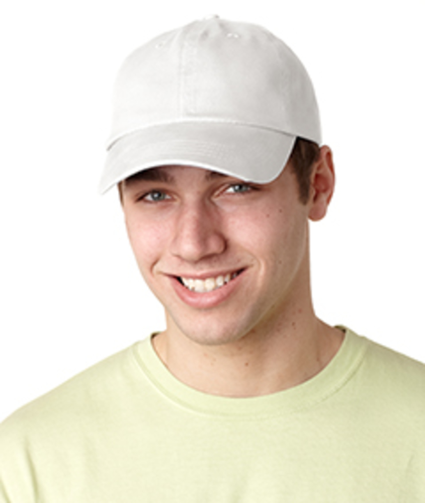 adams aceb101 brushed cotton six-panel twill cap Front Fullsize