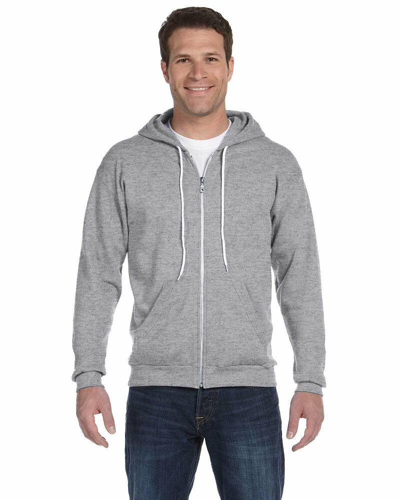 Anvil 71600 Full-Zip Hooded Sweatshirt Front Fullsize"