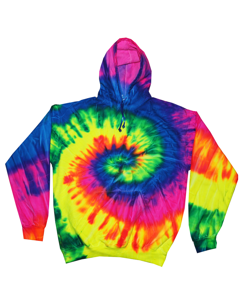 Tie-Dye CD877Y Youth Pullover Hooded Sweatshirt Front Fullsize"