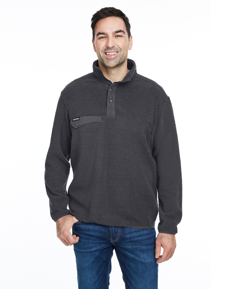 dri duck 7355 men's brooks sherpa fleece pullover Front Fullsize