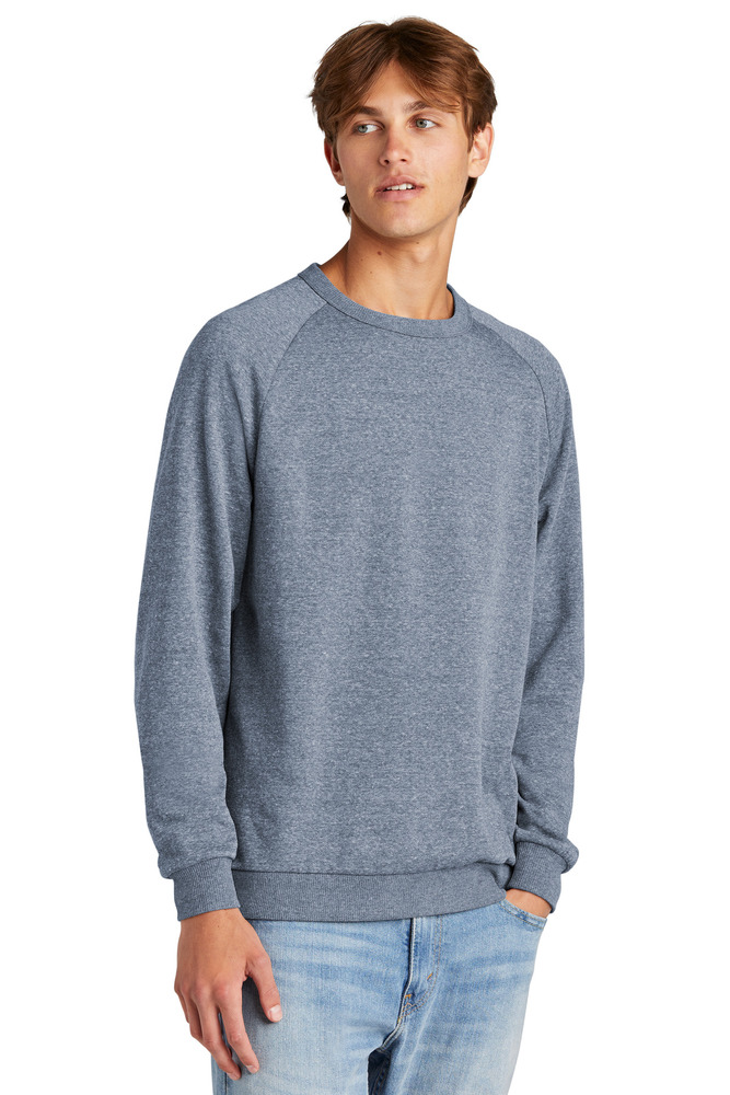 District DT1304 Perfect Tri ® Fleece Crewneck Sweatshirt Front Fullsize"