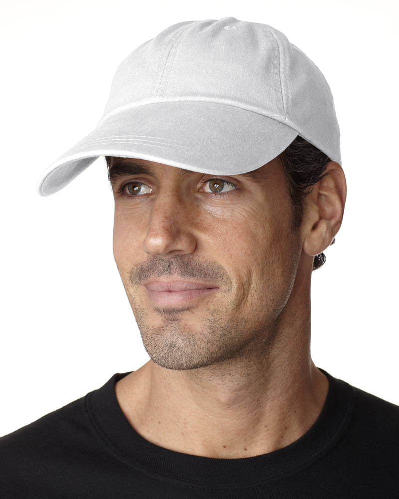 adams acsb101 cotton twill pigment-dyed sunbuster cap Front Fullsize