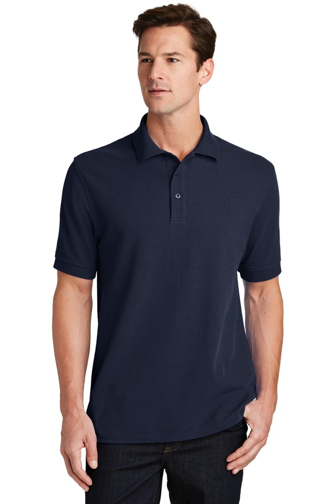 port & company kp1500 combed ring spun pique polo Front Fullsize