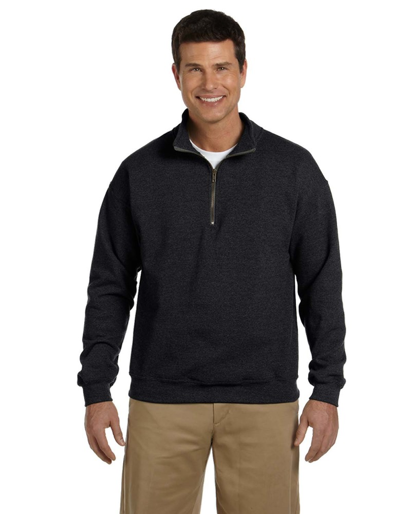 Gildan G188 Adult Heavy Blend™ Adult 8 oz. Vintage Cadet Collar Sweatshirt Front Fullsize"