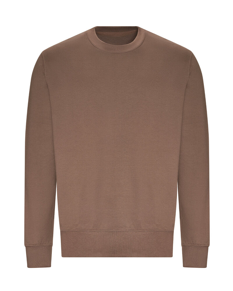 Just Hoods By AWDis JHA030 Adult Midweight College Crewneck Sweatshirt Front Fullsize"