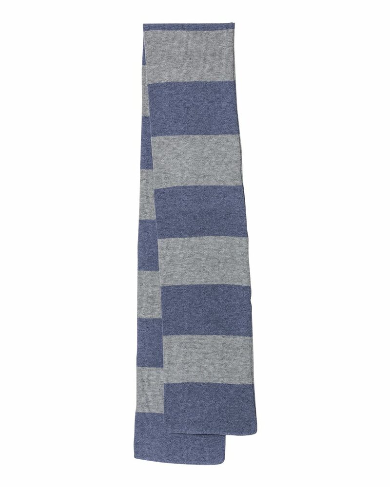 sportsman sp02 rugby-striped knit scarf Front Fullsize