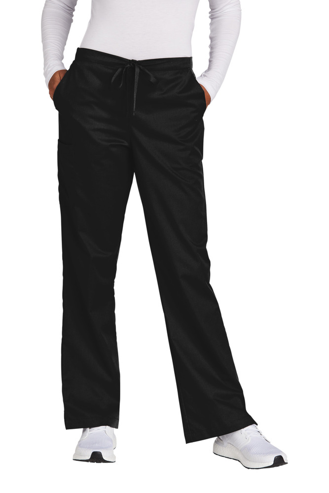 Wonderwink WW4750 Women's WorkFlex ™ Flare Leg Cargo Pant Front Fullsize"