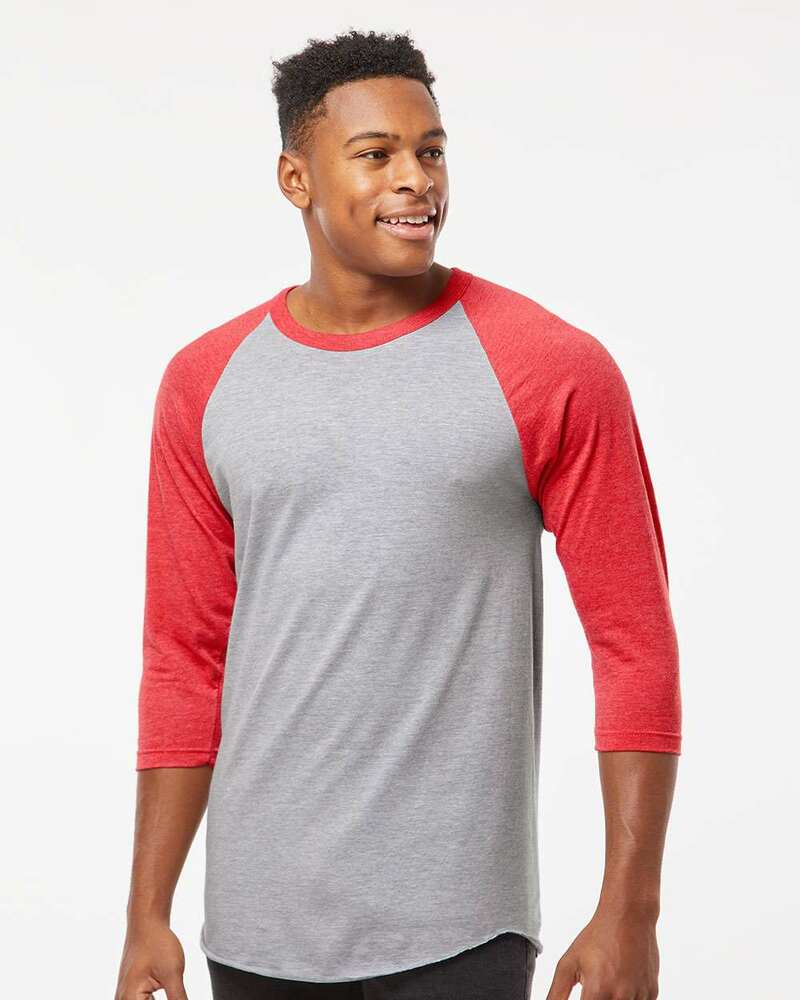 Tultex 0245TC Unisex Raglan Tee Front Fullsize"