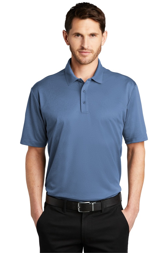 Port Authority K542 Heathered Silk Touch ™ Performance Polo Front Fullsize"