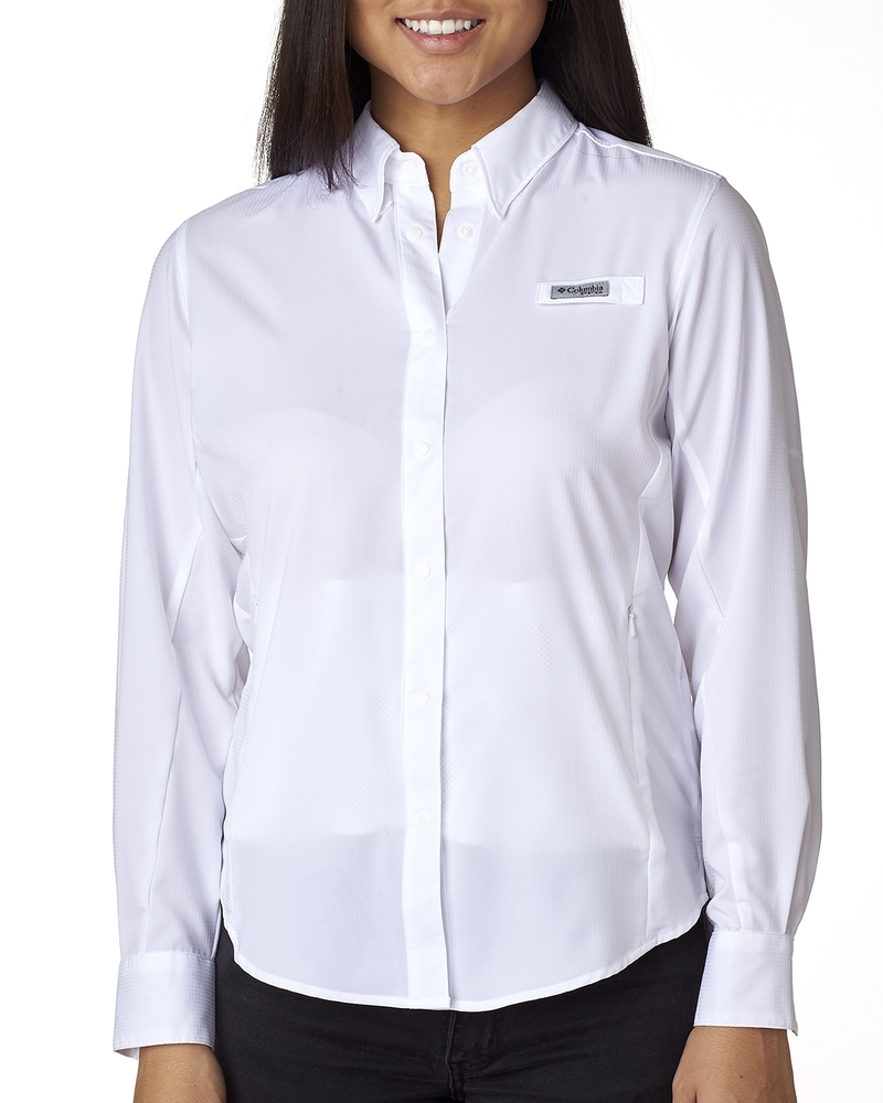 columbia 7278 ladies' tamiami™ ii long-sleeve shirt Front Fullsize