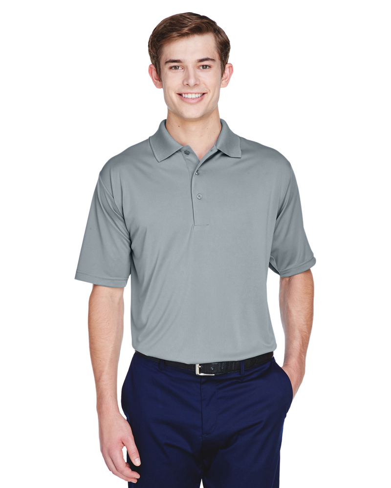 UltraClub 8610 Men's Cool & Dry 8-Star Elite Performance Interlock Polo Front Fullsize"