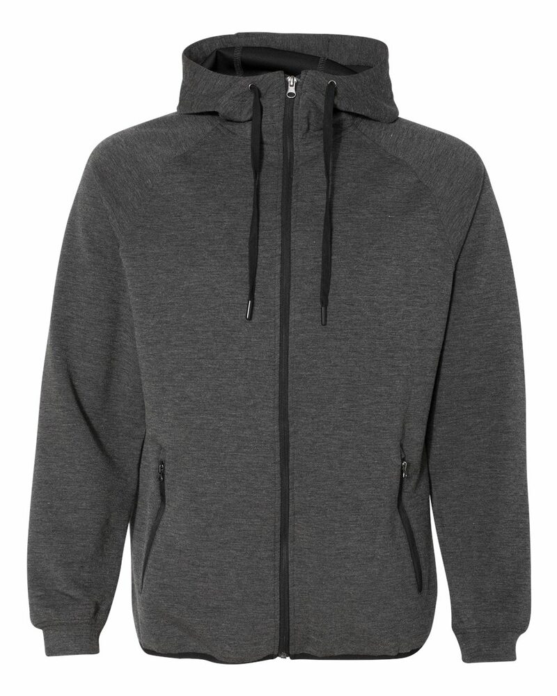 weatherproof 18700 heatlast™ fleece tech full-zip hooded sweatshirt Front Fullsize