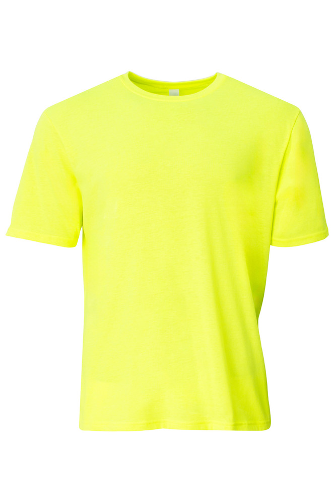 A4 N3013 Adult Softek T-Shirt Front Fullsize"