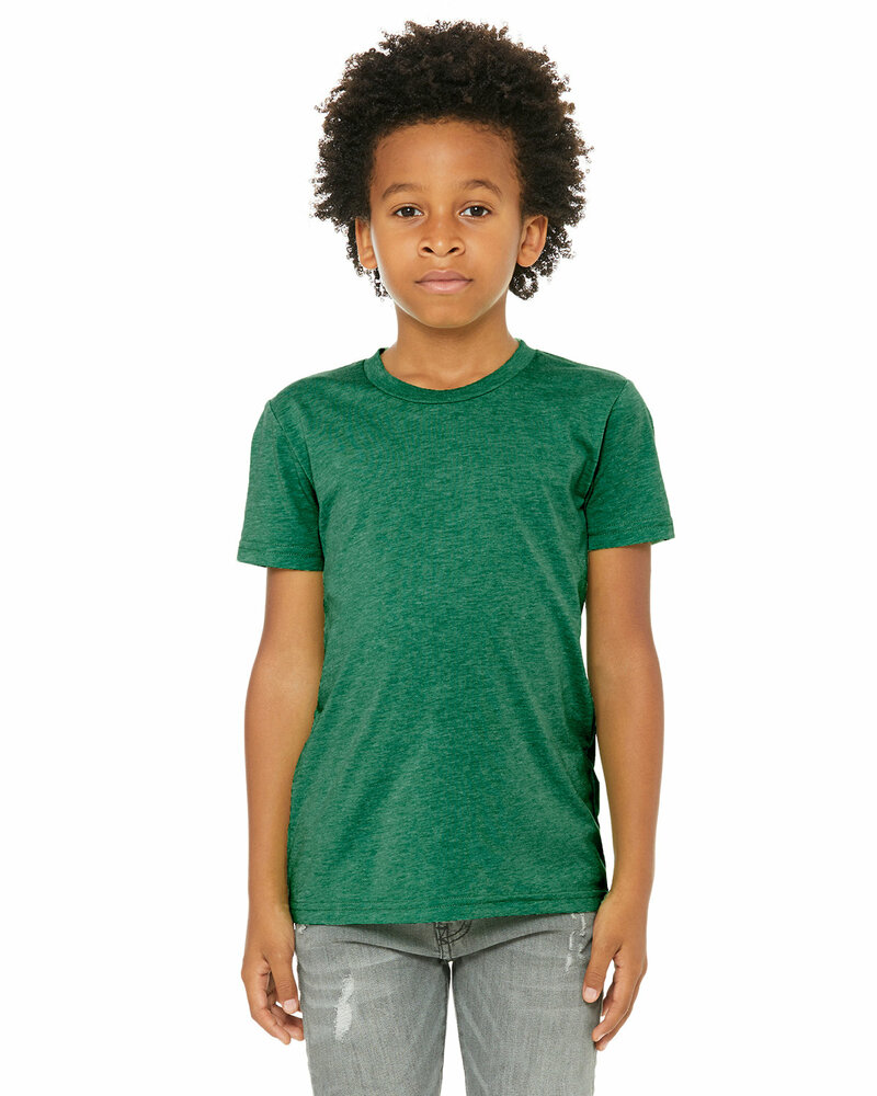 Bella + Canvas 3413Y Youth Triblend Short-Sleeve T-Shirt Front Fullsize"
