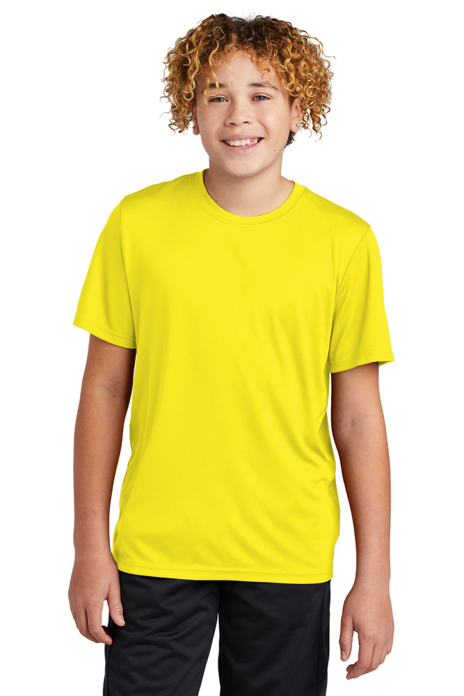 sport-tek yst720 youth posicharge ® re-compete tee Front Fullsize