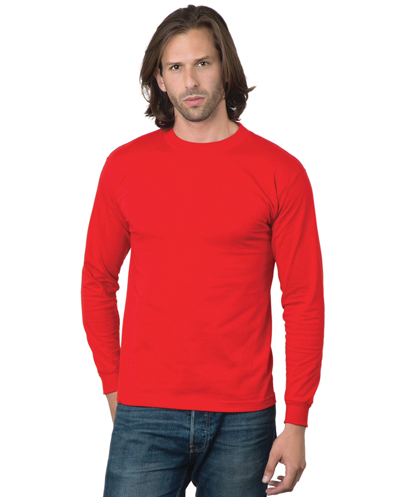 Bayside BA2955 Unisex Union-Made Long-Sleeve T-Shirt Front Fullsize"