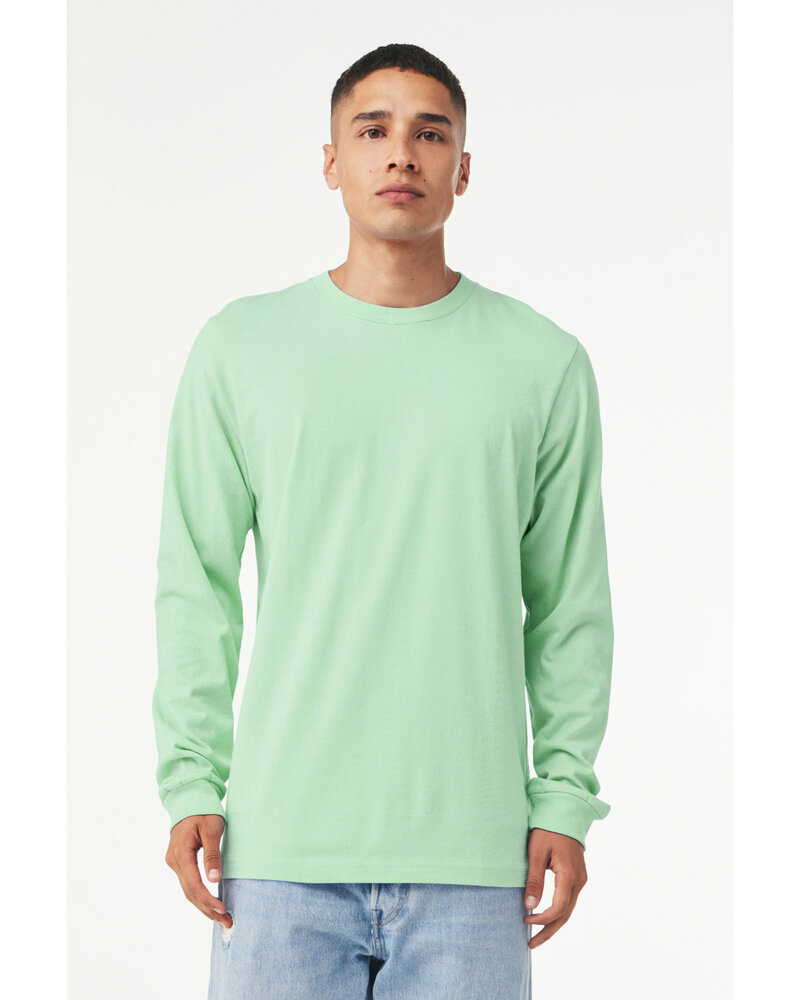 Bella + Canvas 3501 Unisex Jersey Long-Sleeve T-Shirt Front Fullsize"