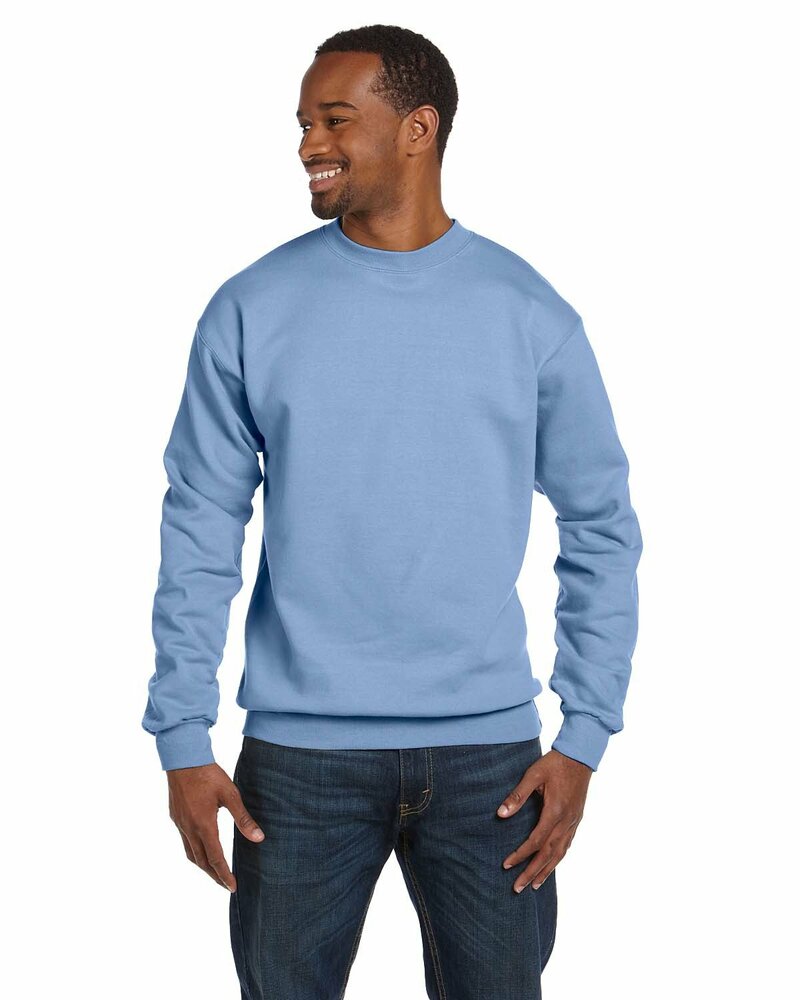 Hanes P1607 Unisex Ecosmart® 50/50 Crewneck Sweatshirt Front Fullsize"