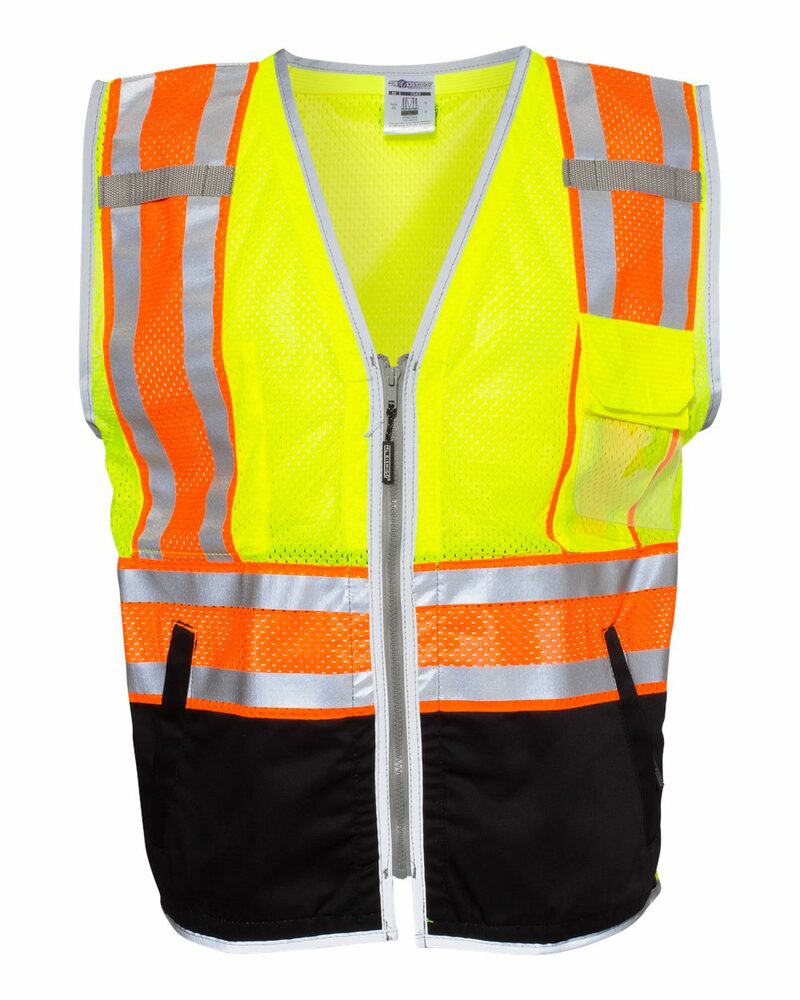 kishigo 1543-1544 premium brilliant series® ultimate reflective vest Front Fullsize