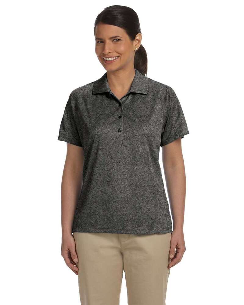 Harriton M374W Women's Polytech Mesh Insert Polo Front Fullsize"