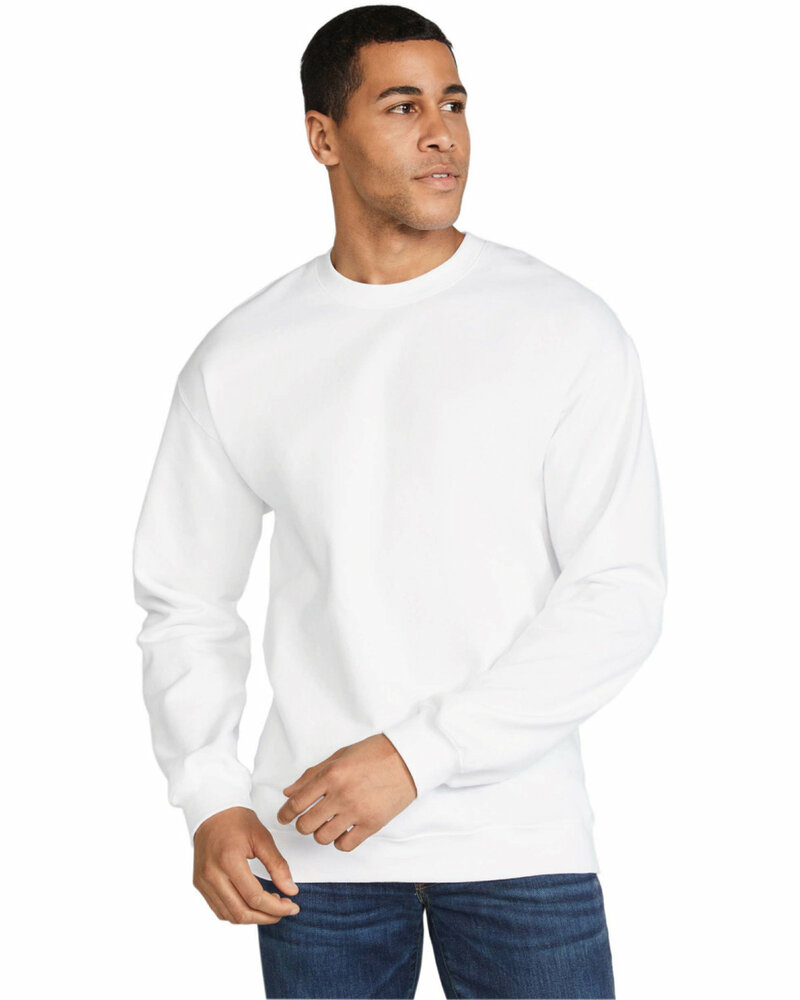 gildan sf000 adult softstyle® fleece crew sweatshirt Front Fullsize