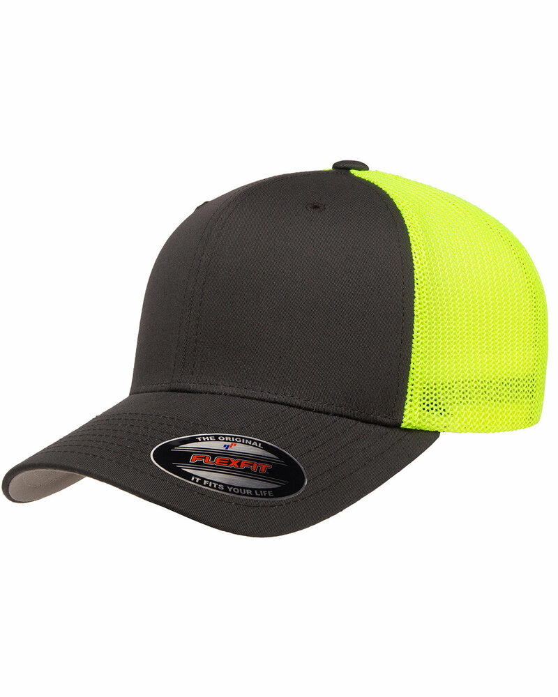 Flexfit 6511 Adult 6-Panel Trucker Cap Front Fullsize"
