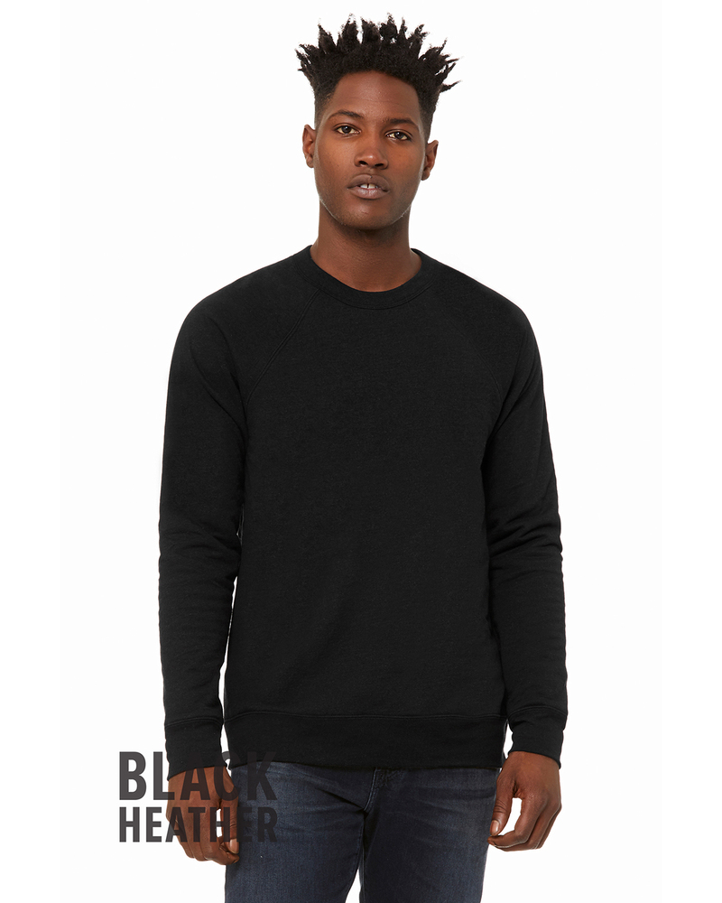 Bella + Canvas 3901 Unisex Sponge Fleece Crewneck Sweatshirt Front Fullsize"