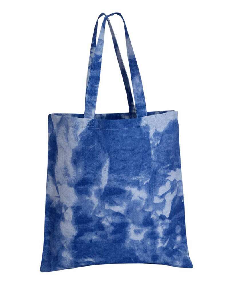 Q-Tees TD800 Tie-Dyed Canvas Bag Front Fullsize"