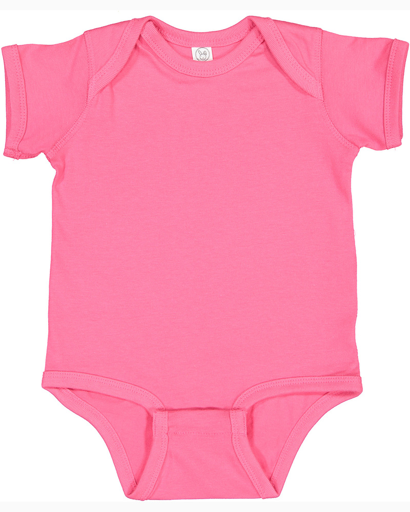 rabbit skins 4424 infant fine jersey bodysuit Front Fullsize