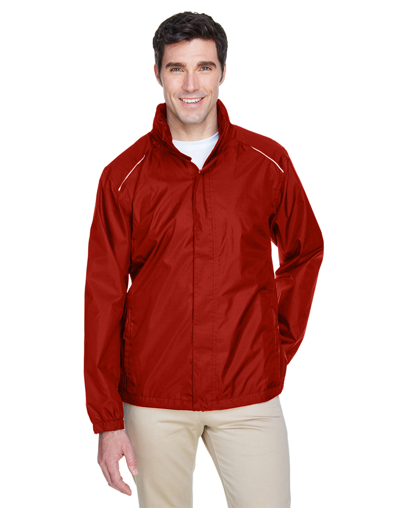 core365 88185 men's climate seam-sealed lightweight variegated ripstop jacket Front Fullsize