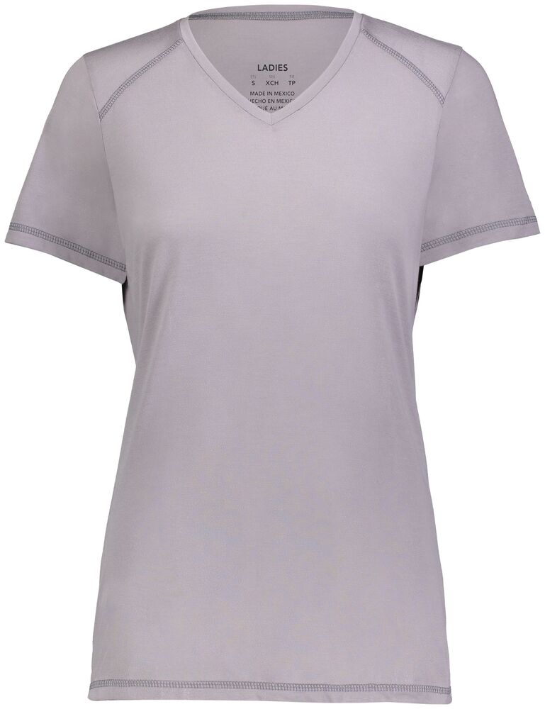 Augusta Sportswear 6844 Ladies Super Soft-Spun Poly Tee Front Fullsize"