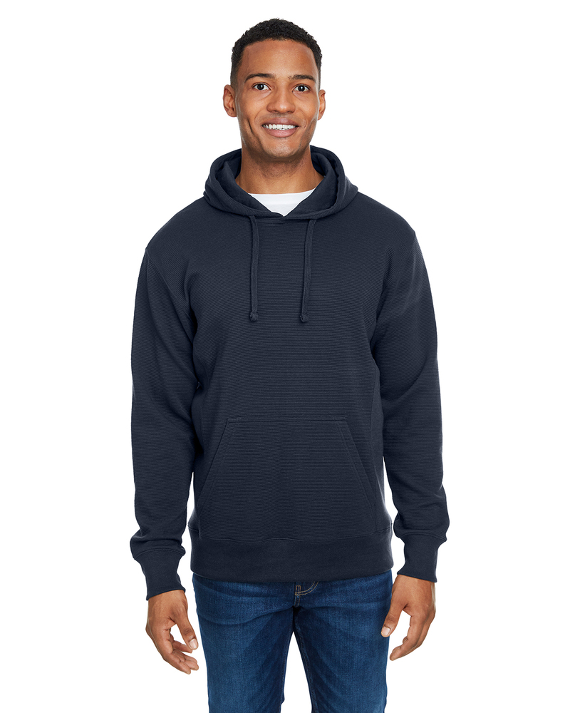 j america ja8706 ripple fleece pulllover hood Front Fullsize