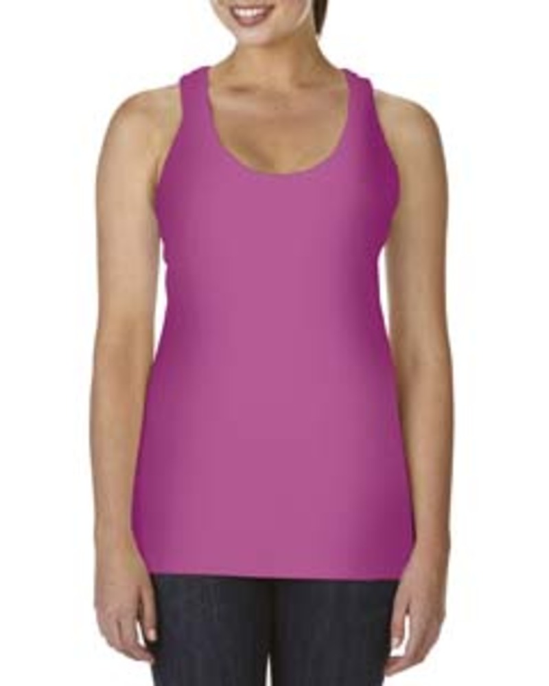 comfort colors 4260l ladies'  lightweight racerback tank Front Fullsize