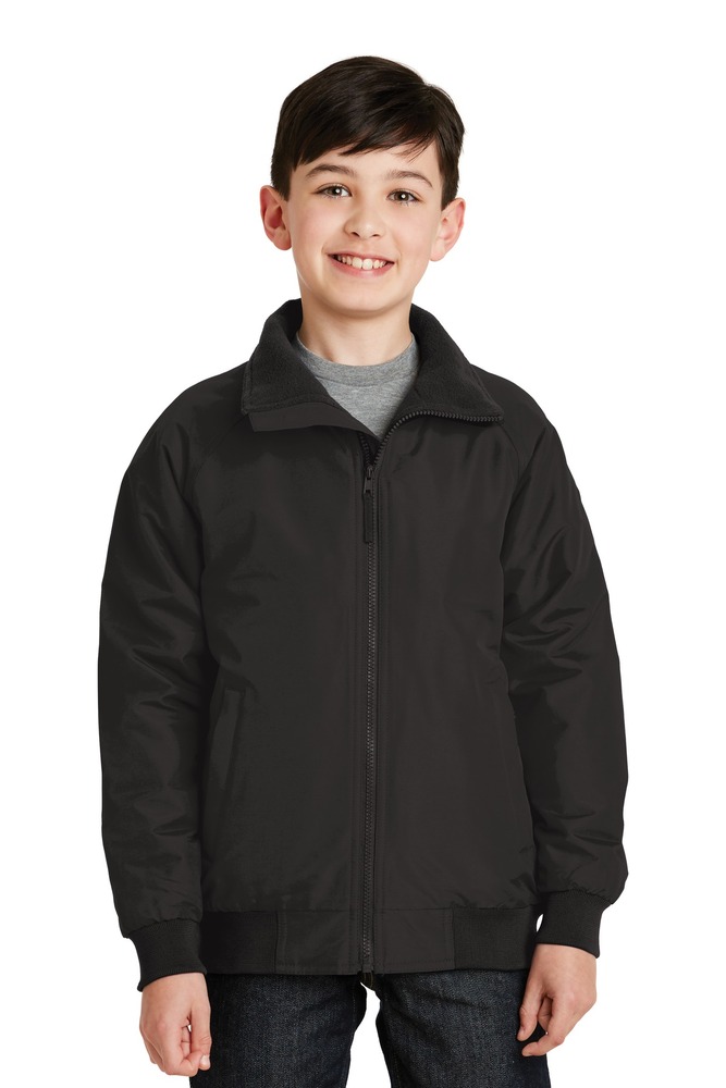 port authority y328 youth charger jacket Front Fullsize