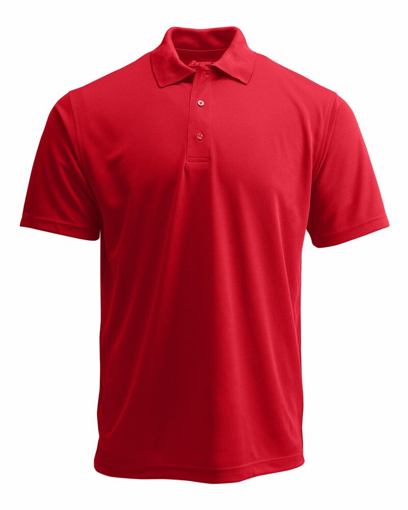 paragon 108y youth saratoga performance mini mesh polo Front Fullsize