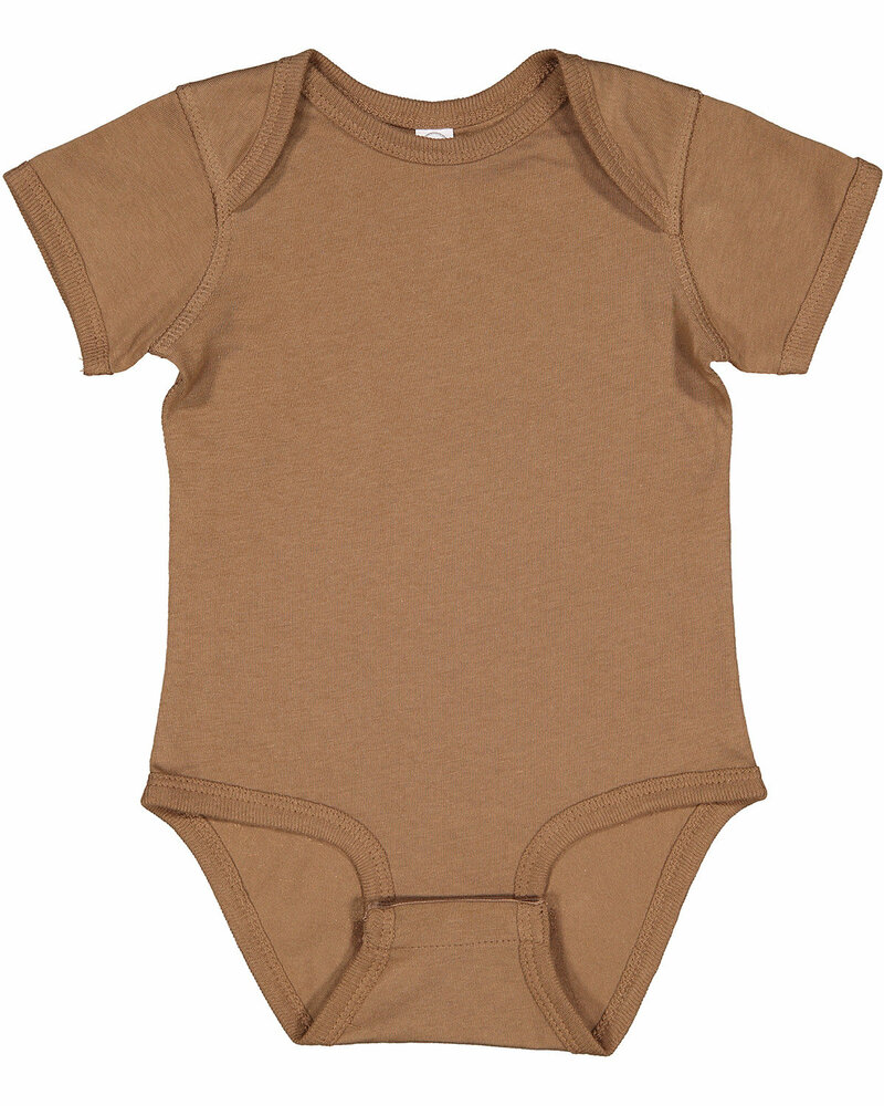 Rabbit Skins 4424 Infant Fine Jersey Bodysuit Front Fullsize"