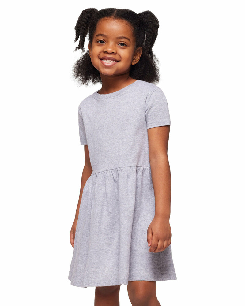 Rabbit Skins 5333 Toddler Fine Jersey Dress Front Fullsize"