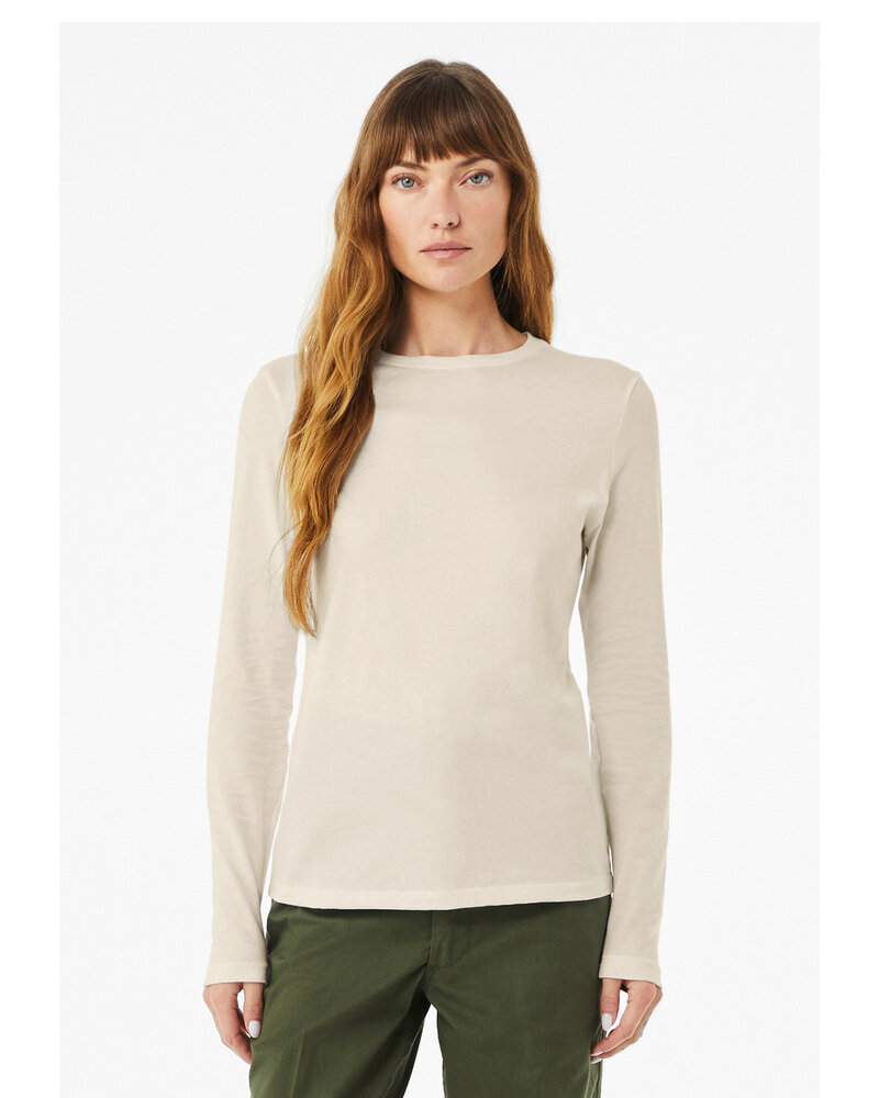 Bella + Canvas B6500 Ladies' Jersey Long-Sleeve T-Shirt Front Fullsize"