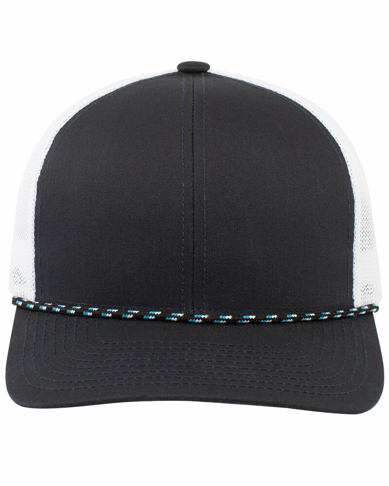 pacific headwear 104br trucker snapback braid cap Front Fullsize