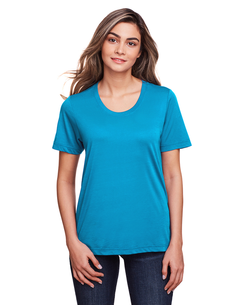 CORE365 CE111W Ladies' Fusion ChromaSoft™ Performance T-Shirt Front Fullsize"