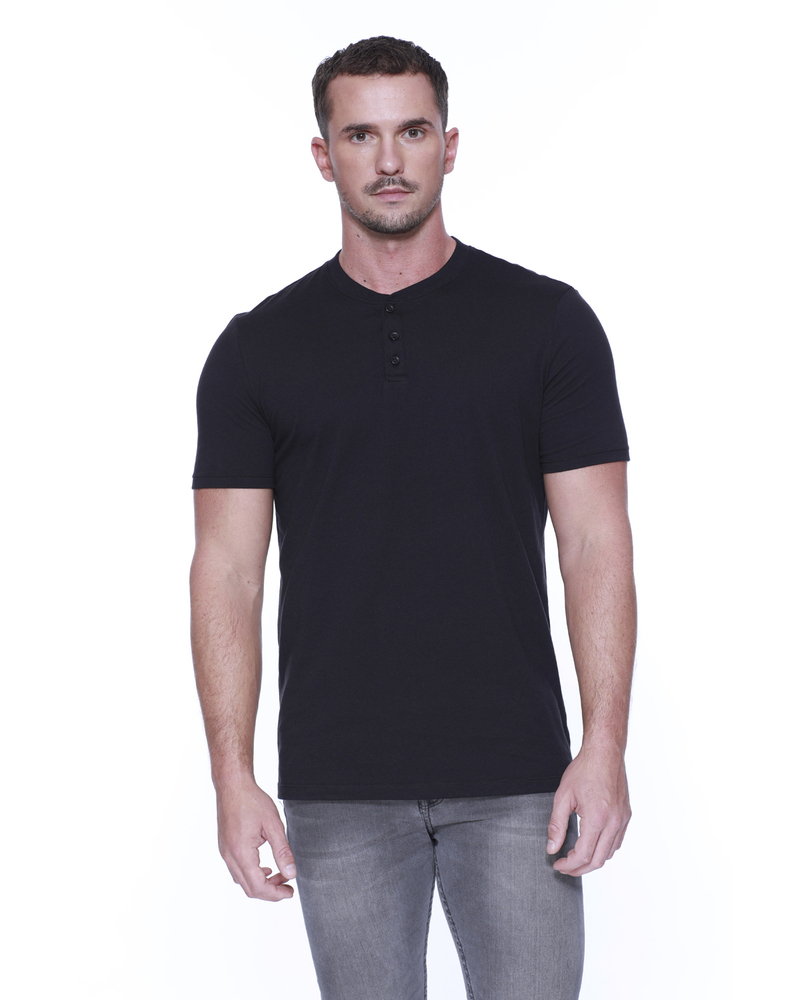 StarTee ST2460 Men's Tri-Blend Henley Front Fullsize"