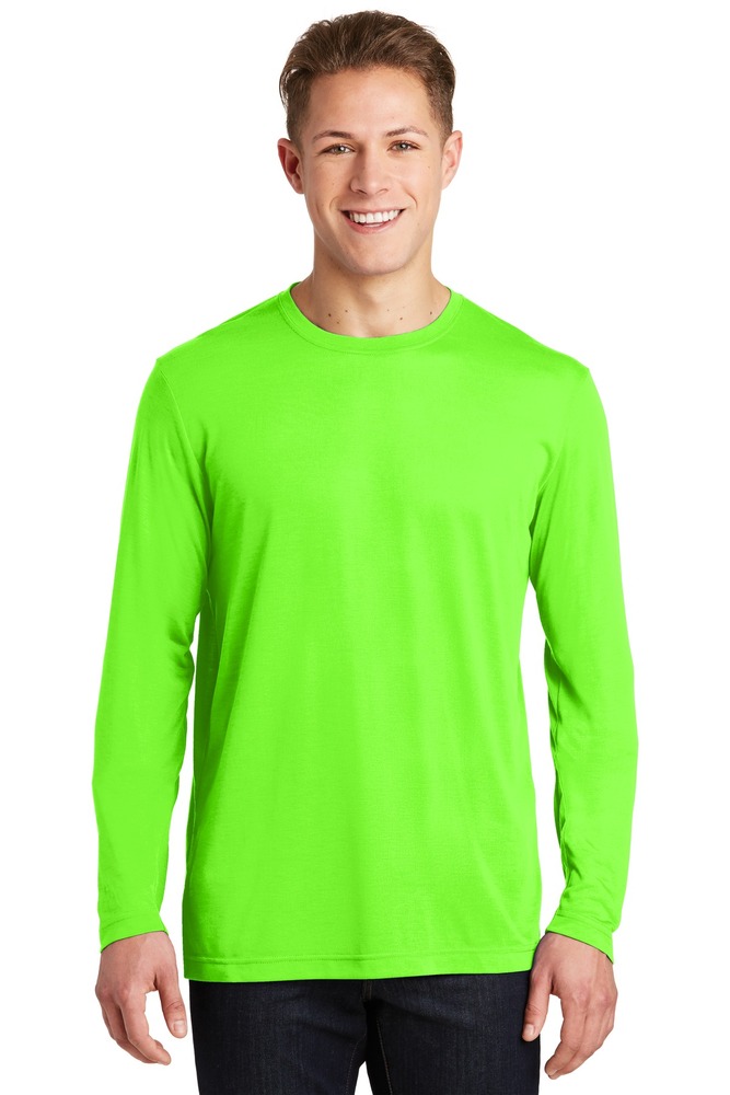 Sport-Tek ST450LS Long Sleeve PosiCharge ® Competitor ™ Cotton Touch ™ Tee Front Fullsize"
