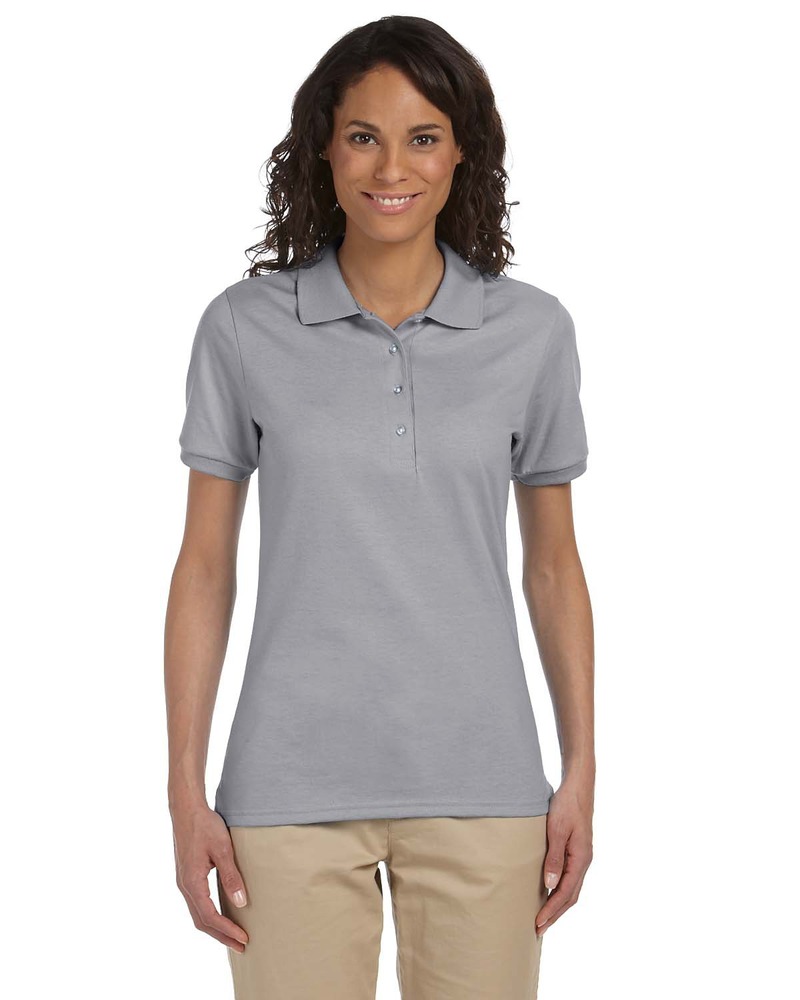Jerzees 437W Ladies' 5.6 oz. SpotShield™ Jersey Polo Front Fullsize"